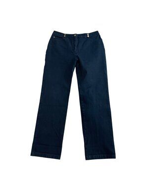 Vintage St. John Sport by Marie Gray Straight Leg Black Jeans Women's Size 12